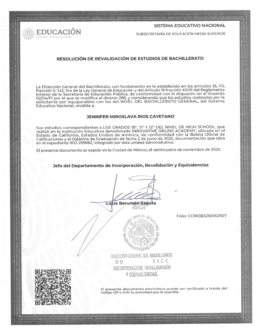 Proceso de revalidación SEP para Estados Unidos